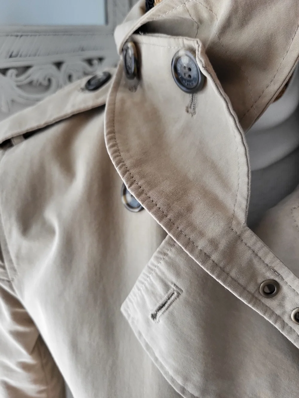 Lauren Ralph Lauren Midi Trench Coat - Picture 7 of 12